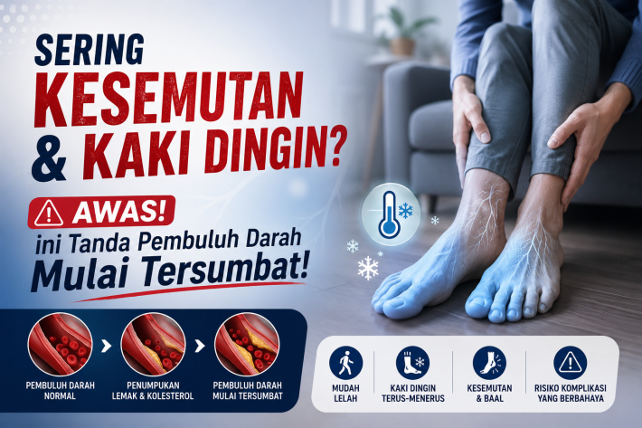 Sering Kesemutan & Kaki Dingin? Awas! ini Tanda Pembuluh Darah Mulai Tersumbat!